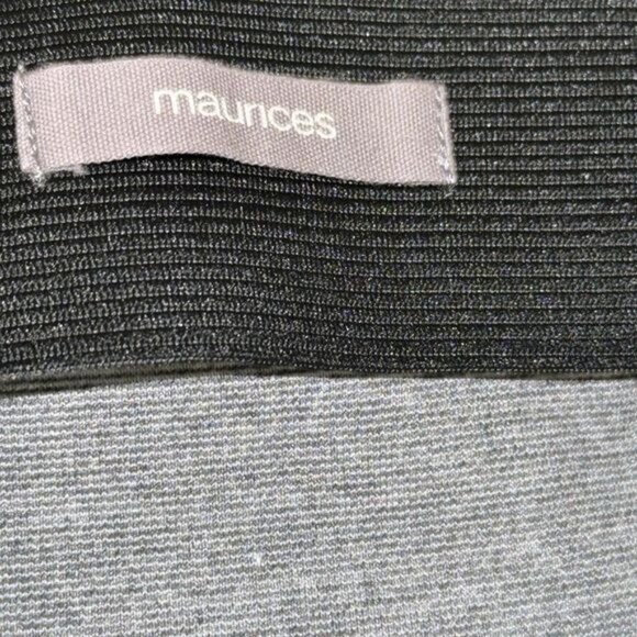 Maurices Red & Black Plaid Mini Skirt With Zipper Accents Size L Polyester Blend - Picture 3 of 7